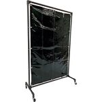 ＴＲＵＳＣＯ　溶接遮光フェンス　１０１５型単体　キャスター　深緑