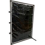 ＴＲＵＳＣＯ　溶接遮光フェンス　１０１５型接続　固定足　深緑