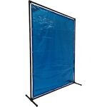 ＴＲＵＳＣＯ　溶接遮光フェンス　２０１５型単体　固定足　青