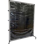 ＴＲＵＳＣＯ　溶接遮光フェンス　２０１５型接続　キャスター　深緑