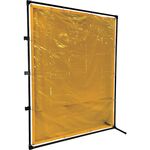 ＴＲＵＳＣＯ　溶接遮光フェンス　２０１５型接続　固定足　黄