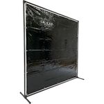 ＴＲＵＳＣＯ　溶接遮光フェンス　２０２０型単体固定足　深緑