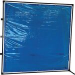 ＴＲＵＳＣＯ　溶接遮光フェンス　２０２０型接続固定足　青