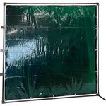 ＴＲＵＳＣＯ　溶接遮光フェンス　２０２０型接続固定足　緑