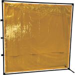 ＴＲＵＳＣＯ　溶接遮光フェンス　２０２０型接続固定足　黄