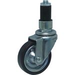 ｙａｚａｋｉ　パイプキャスター　車輪径Φ１００　自在車　導電ゴム車輪　ＹＧＲ－１００Ｅ