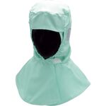 ミドリ安全　クリーンスーツ用フード　ツバなし　ＹＨＳ１０１　グリーン　Ｌ