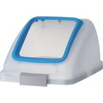 コンドル　屋内用屑入れ　リサイクルトラッシュ　ＳＫＬ－５０用　角穴蓋　青