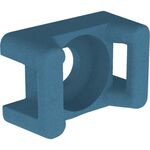 ＰＡＮＤＵＩＴ　金属検知対応結束バンド用固定具　抗菌・防カビタイプ　ブルー　ＴＭ３Ｓ８－Ｃ９６Ａ