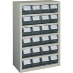 ＴＲＵＳＣＯ　パーツケース　横型バンラックケースＭ型　５９２Ｘ３０７ＸＨ８９０　４列６段