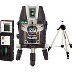 タジマ　レーザー墨出器　ＺＥＲＯ　ＢＬＵＥ　リチウムーＫＪＹ　受光器・三脚セット
