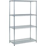 ＴＲＵＳＣＯ　スチール製メッシュラック　Ｗ９０５ＸＤ４５７ＸＨ１５３３　４段