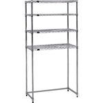 ＴＲＵＳＣＯ　　スチール製メッシュラック下段開放型　Ｗ１２０５ＸＤ４５７ＸＨ１５３３　棚板４枚
