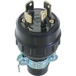 ＴＲＵＳＣＯ　引掛ゴムプラグ接地３Ｐ防水兼