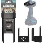 ステルスマウント　ツールマウントマキタ４０Ｖ用（４個入り）ブラック