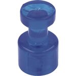 ＴＲＵＳＣＯ　カラーマグネットピン　青　１００個入り