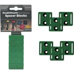 ステルスマウント　ツールマウントスペーサーブロック（６個入り）グリーン