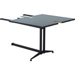 ＴＲＵＳＣＯ　Ｔ字脚大会議テーブル　増連　Ｗ８００×Ｄ１０００×Ｈ７２０　ダーク