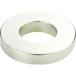 ＴＲＵＳＣＯ　まとめ買い　ネオジム磁石　外径６．６ｍｍＸ穴径２ｍｍＸ厚１．５ｍｍ　１０個入