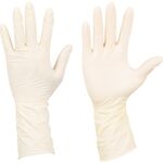 ＴＲＵＳＣＯ　クリーンルーム用ニトリル手袋　１００枚入　Ｌ　ホワイト　手のひら周り２１．０ｃｍ