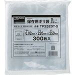 ＴＲＵＳＣＯ　保存用ポリ袋Ｍ　厚手　３５０×２５０　２００枚入