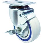 ＳＡＭＳＯＮＧ　サンドイッチクッションキャスター　自在ストッパー付ナイロンゴム車