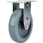 ＳＡＭＳＯＮＧ　ステンレスキャスター　固定　ウレタン　１２５ｍｍ