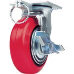 ＳＡＭＳＯＮＧ　重荷重用キャスター　自在ストッパー付　耐湿ウレタン車１２５ｍｍ