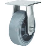 ＳＡＭＳＯＮＧ　ステンレスキャスター　固定　エラストマー　１００ｍｍ
