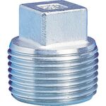 ＴＲＵＳＣＯ　ねじ込み管継手　ＳＵＳ　四角プラグ　６Ａ