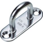 ＴＲＵＳＣＯ　アイプレート　パッドアイロング　ステンレス　５ｍｍ　（１個＝１袋）