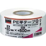 ＴＲＵＳＣＯ　ＰＥ平テープ　幅５０ｍｍＸ長さ５００ｍ　白