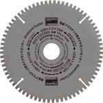 ＴＲＵＳＣＯ　薄板プラスチック用ダイヤモンドカッター　Φ１２５