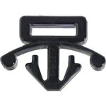 ＴＲＵＳＣＯ　固定具プッシュマウント　黒　（１００個入り）