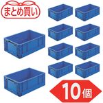 ＴＲＵＳＣＯ　【まとめ買い】オリコン　ＴＰＯ型　折りたたみコンテナ　ＴＰ規格　２４Ｌ　ダークブルー　１０個