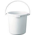 ＴＲＵＳＣＯ　ＰＰカラーバケツ　２２Ｌ　白
