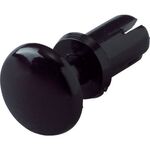 ＴＲＵＳＣＯ　プッシュリベット　板厚３．７～４．６ｍｍ　穴径３．６Φ　長さ６．０　黒　５０個入