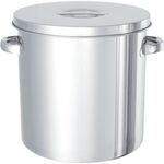 ＭＯＮＯＶＡＴＥ　ステンレスタンク　テーパー付貯蔵用タンク（フタ付）　１００Ｌ