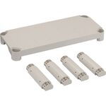 ＴＲＵＳＣＯ　プラ棚用　棚板セット軽量型　脚付　８００Ｘ３５０