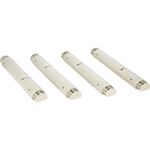 ＴＲＵＳＣＯ　プラ棚用　脚のみ４本セット　高さ５１５ｍｍ用　ネオグレー