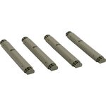 ＴＲＵＳＣＯ　プラ棚用　脚のみ４本セット　高さ５１５ｍｍ用　つや消しОＤ