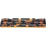 ＴＲＵＳＣＯ　ＥＶＡフォーム　黒×オレンジ　３段式工具箱用