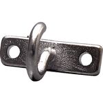 ＴＲＵＳＣＯ　プレートフック　ステンレス製　Ｄ寸法３ｍｍ　（１個＝１袋）
