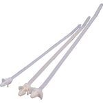 ＴＲＵＳＣＯ　【売切廃番】　プッシュマウントタイ（ウィング）　幅４．８ｘ２０１　取付穴径６．０