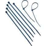 ＴＲＵＳＣＯ　金属センサー感知可能ケーブルタイ　幅４．６ｍｍｘ４００ｍｍ　青