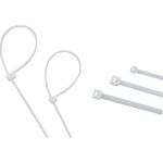 ＴＲＵＳＣＯ　ケーブルタイ　幅１．９ｍｍＸ８０ｍｍ　最大結束Φ１７　１００本入