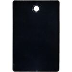 ＴＲＵＳＣＯ　スチロール番号札　無地　長方形　大　５７Ｘ３８ｍｍ　５枚入　黒