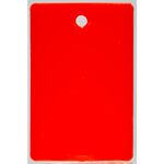 ＴＲＵＳＣＯ　スチロール番号札　無地　長方形　大　５７Ｘ３８ｍｍ　５枚入　赤