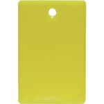 ＴＲＵＳＣＯ　スチロール番号札　無地　長方形　小　４５Ｘ３０ｍｍ　５枚入　黄色