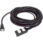 ＴＲＵＳＣＯ　ソフトタイププラグ　３個口タップ型　１０ｍ　ブラック